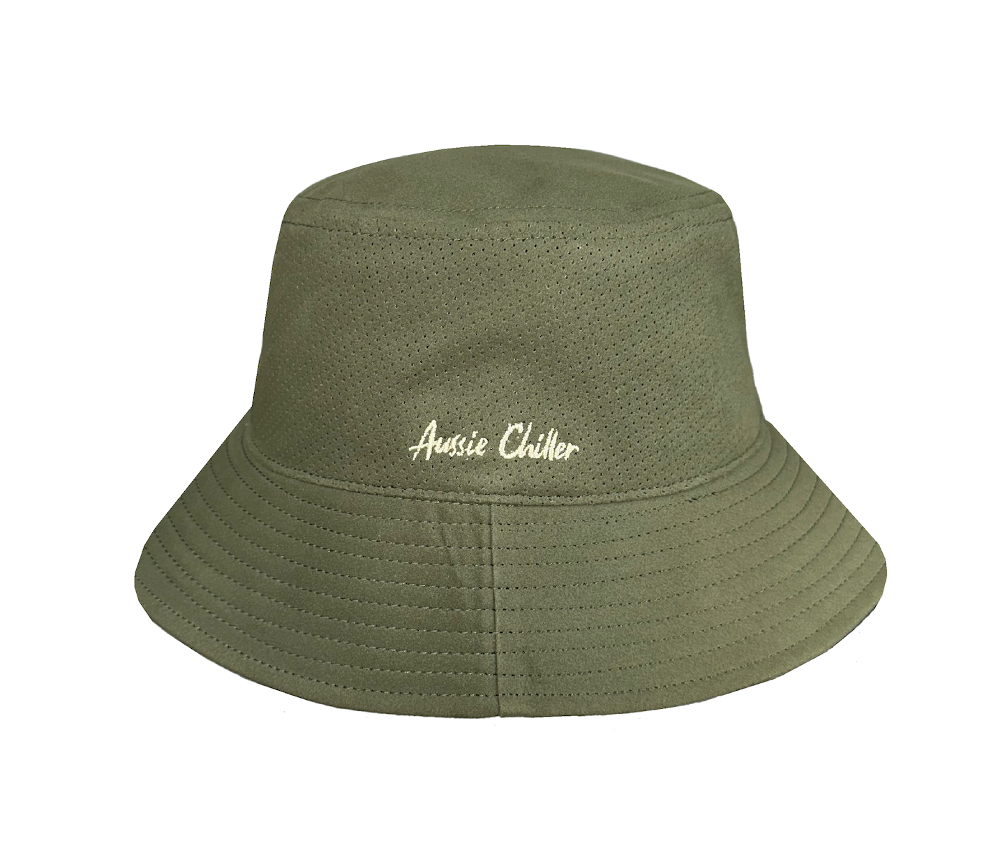 Dekuyper Pucker Bucket Hat Green Med Stitched Hawaiian Style New Old Stock